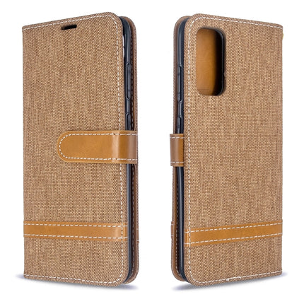 Color Matching Denim Texture Horizontal Flip PU Leather Case with Holder & Card Slots & Wallet & Lanyard, For Galaxy S20, For Galaxy A51