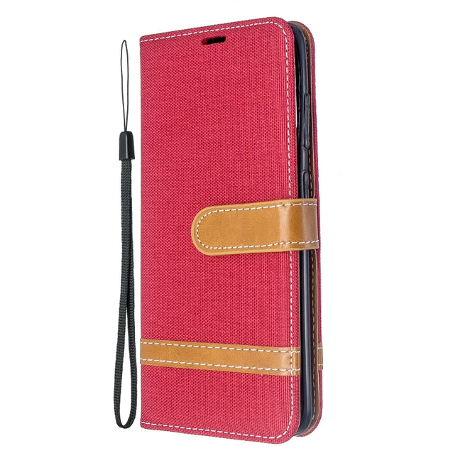 Color Matching Denim Texture Horizontal Flip PU Leather Case with Holder & Card Slots & Wallet & Lanyard, For Galaxy S20, For Galaxy A51