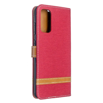 Color Matching Denim Texture Horizontal Flip PU Leather Case with Holder & Card Slots & Wallet & Lanyard, For Galaxy S20, For Galaxy A51