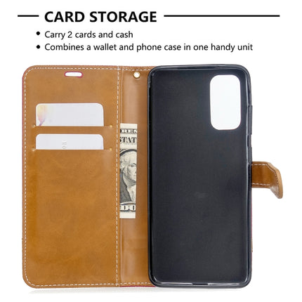 Color Matching Denim Texture Horizontal Flip PU Leather Case with Holder & Card Slots & Wallet & Lanyard, For Galaxy S20, For Galaxy A51
