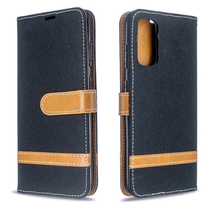 Color Matching Denim Texture Horizontal Flip PU Leather Case with Holder & Card Slots & Wallet & Lanyard, For Galaxy S20, For Galaxy A51