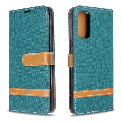 Color Matching Denim Texture Horizontal Flip PU Leather Case with Holder & Card Slots & Wallet & Lanyard, For Galaxy S20, For Galaxy A51