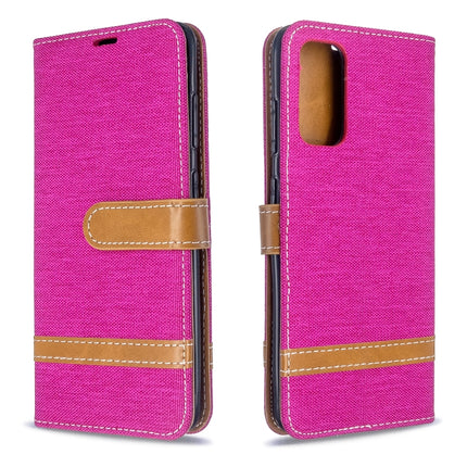 Color Matching Denim Texture Horizontal Flip PU Leather Case with Holder & Card Slots & Wallet & Lanyard, For Galaxy S20, For Galaxy A51