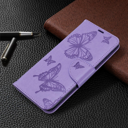 Embossing Two Butterflies Pattern Horizontal Flip PU Leather Case with Holder & Card Slot & Wallet & Lanyard, For Galaxy S20, For Galaxy S20+, For Galaxy A51, For Galaxy A71