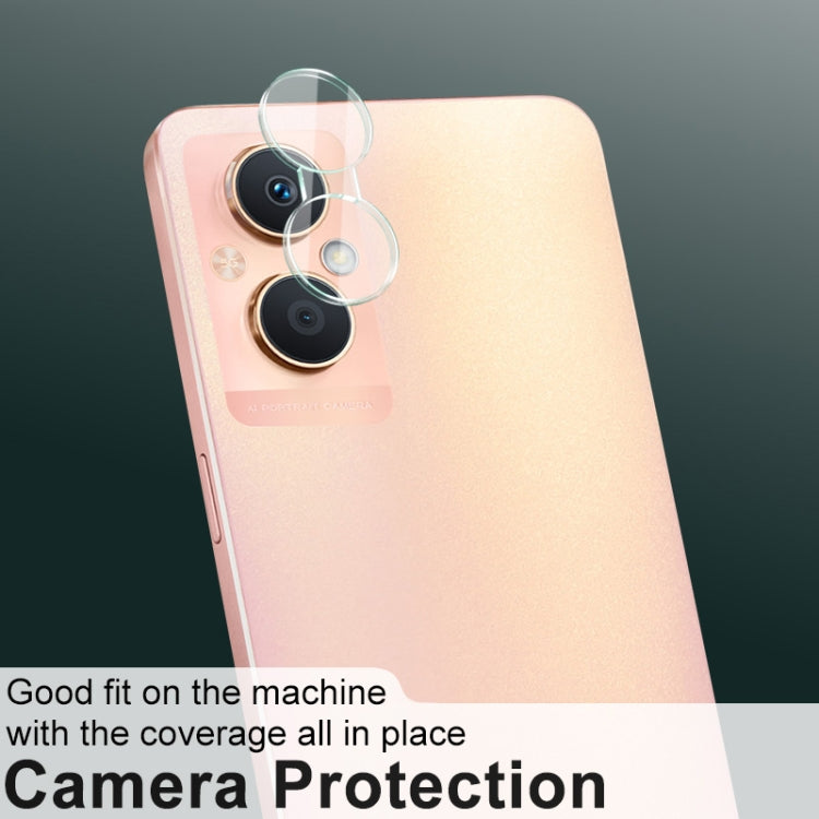 imak Integrated Rear Camera Lens Tempered Glass Film with Lens Cap, For OPPO A96 5G, For vivo V23 5G / V23 Pro 5G