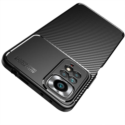 Carbon Fiber Texture Shockproof TPU Phone Case, For Xiaomi Redmi Note 11 Pro Overseas Version(Precise Hole), For Xiaomi Poco X4 Pro 5G