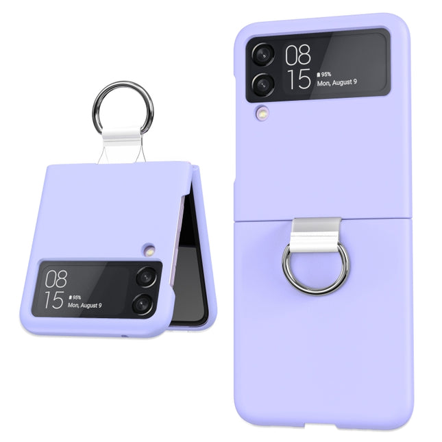 PC + PVC Ring Phone Case, For Samsung Galaxy Z Flip3 5G