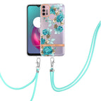 For Motorola Moto G30 / G20 / G10 / G10 Power / Blue Rose