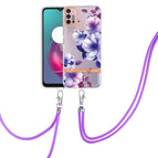 For Motorola Moto G30 / G20 / G10 / G10 Power / Purple Begonia