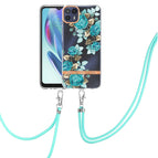 For Motorola Moto G50 5G / Blue Rose