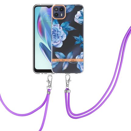 Flowers Series TPU Phone Case with Lanyard, For Motorola Moto G50 5G, For Motorola Moto G60 / G40 Fusion, For Motorola Edge 20, For Motorola Edge 20 Lite