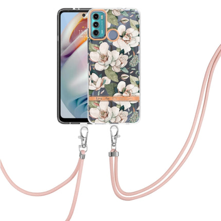Flowers Series TPU Phone Case with Lanyard, For Motorola Moto G50 5G, For Motorola Moto G60 / G40 Fusion, For Motorola Edge 20, For Motorola Edge 20 Lite