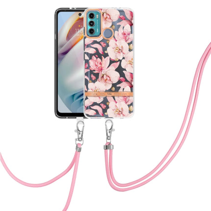 Flowers Series TPU Phone Case with Lanyard, For Motorola Moto G50 5G, For Motorola Moto G60 / G40 Fusion, For Motorola Edge 20, For Motorola Edge 20 Lite