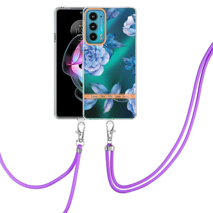 Flowers Series TPU Phone Case with Lanyard, For Motorola Moto G50 5G, For Motorola Moto G60 / G40 Fusion, For Motorola Edge 20, For Motorola Edge 20 Lite