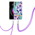 For Motorola Edge 20 Lite / Purple Begonia