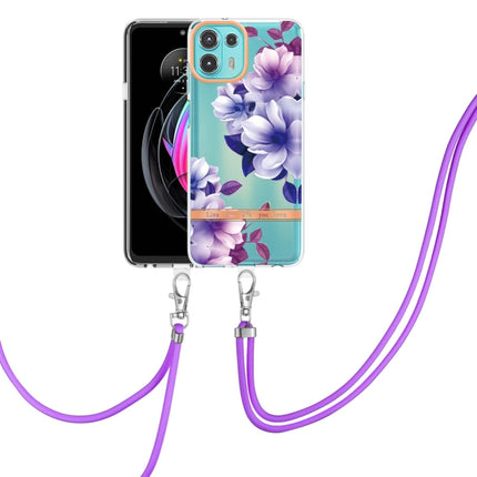 Flowers Series TPU Phone Case with Lanyard, For Motorola Moto G50 5G, For Motorola Moto G60 / G40 Fusion, For Motorola Edge 20, For Motorola Edge 20 Lite