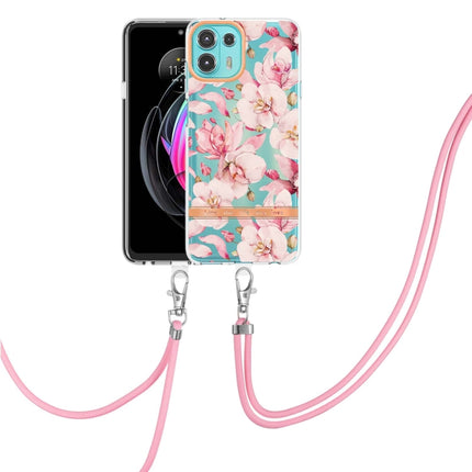 Flowers Series TPU Phone Case with Lanyard, For Motorola Moto G50 5G, For Motorola Moto G60 / G40 Fusion, For Motorola Edge 20, For Motorola Edge 20 Lite