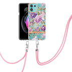 For Motorola Edge 20 Lite / Purple Peony