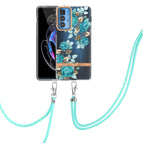 For Motorola Edge 20 Pro / Blue Rose
