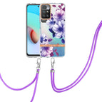 For Xiaomi Redmi 10 / Purple Begonia