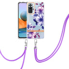 For Xiaomi Redmi Note 10 Pro Max / Note 10 Pro / Purple Begonia