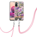 For Xiaomi Redmi Note 10s / Note 10 4G / Purple Peony