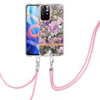 For Xiaomi Redmi Note 11 5G / Poco M4 Pro 5G / Purple Peony