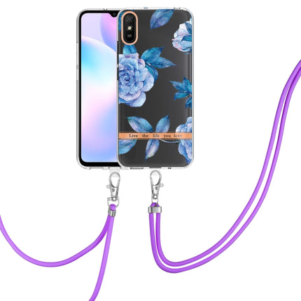 Flowers Series TPU Phone Case with Lanyard, For Xiaomi Redmi Note 11 Pro / Redmi Note 11 Pro+, For Xiaomi Mi 11T, For Xiaomi Poco X3 NFC, For Xiaomi Redmi 9A
