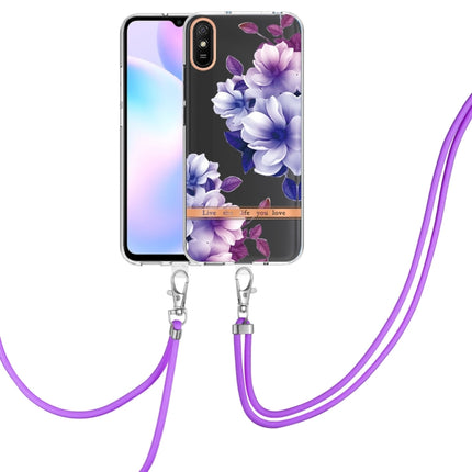 Flowers Series TPU Phone Case with Lanyard, For Xiaomi Redmi Note 11 Pro / Redmi Note 11 Pro+, For Xiaomi Mi 11T, For Xiaomi Poco X3 NFC, For Xiaomi Redmi 9A
