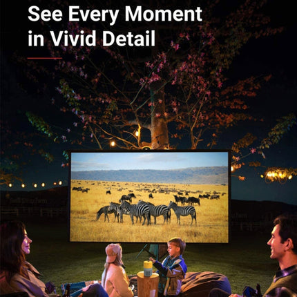 Miniproyector LED T400 de 100 pulgadas y 3000 lúmenes, edición básica, enchufe de la UE, edición básica, enchufe de EE. UU., edición básica, enchufe del Reino Unido, edición básica, enchufe de Australia