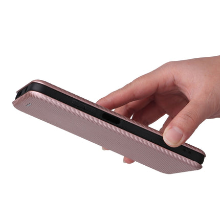 Carbon Fiber Texture Magnetic Horizontal Flip PU Phone Case, For Xiaomi Redmi Note 11 / Note 11S Global, For Motorola Edge X30