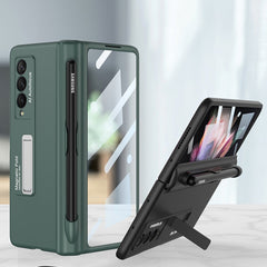 GKK Integrated Magnetic Full Coverage Phone Flip Case with Pen Slot, For Samsung Galaxy Z Fold3 5G