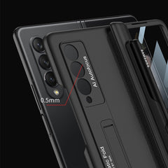 GKK Integrated Magnetic Full Coverage Phone Flip Case with Pen Slot, For Samsung Galaxy Z Fold3 5G