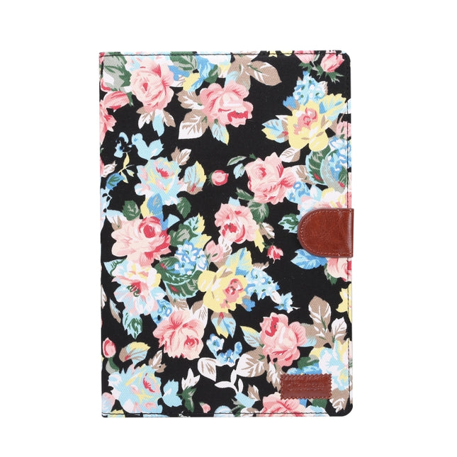 Flower Cloth Leather Smart Tablet Case, For Samsung Galaxy Tab A8 10.5 2021 X200 / X205