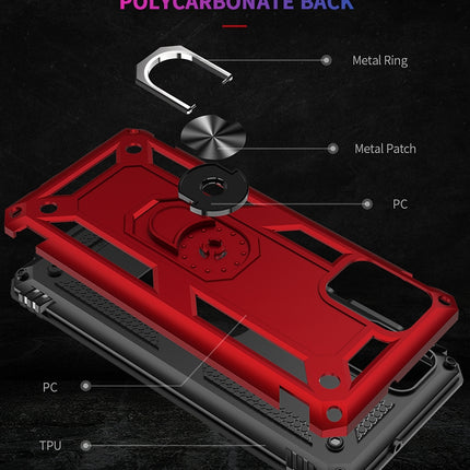 Shockproof TPU + PC Protective Case with 360 Degree Rotating Holder, For Galaxy A51, For  Galaxy A71, For Galaxy S20+, For Galaxy S20, For Galaxy S20 Ultra
