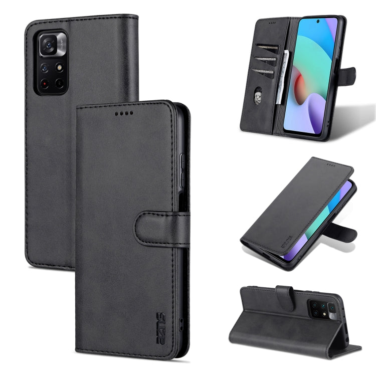 AZNS Skin Feel Calf Texture Horizontal Flip Leather Phone Case, For vivo Y76s 5G / Y74s, For OPPO A96 5G / Reno7 5G Overseas Version & OnePlus Nord N20 5G, For Xiaomi Redmi Note 11 4G Global / Note 11S, For Xiaomi Redmi Note 11 Pro Foreign Version