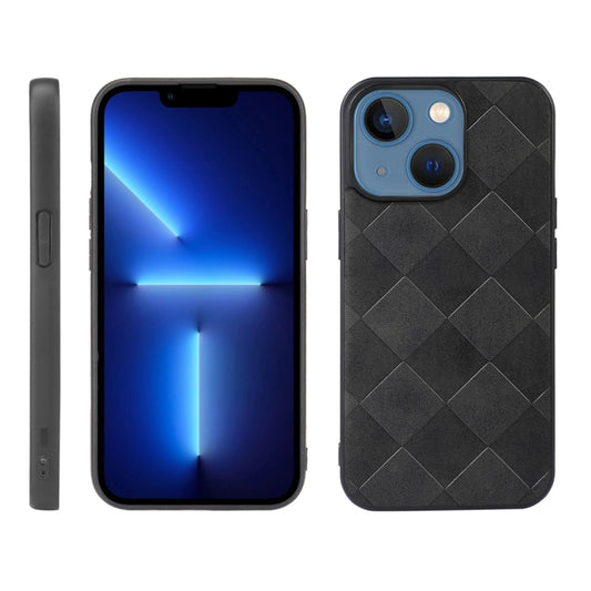 Weave Plaid PU Phone Case, For iPhone 13, For iPhone 13 Pro, For iPhone 13 Pro Max