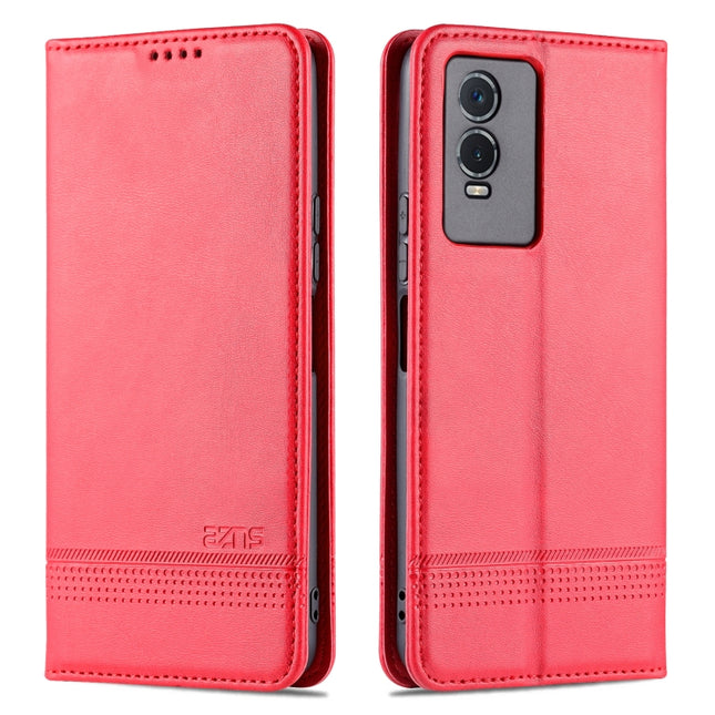 AZNS Magnetic Calf Texture Leather Phone Case, For vivo Y76s / Y74s, For Honor Play 30 Plus, For Redmi Note 11 4G Overseas Version / Note 11S, For Redmi Note 11 Pro Overseas Version
