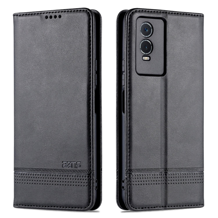 AZNS Magnetic Calf Texture Leather Phone Case, For vivo Y76s / Y74s, For Honor Play 30 Plus, For Redmi Note 11 4G Overseas Version / Note 11S, For Redmi Note 11 Pro Overseas Version