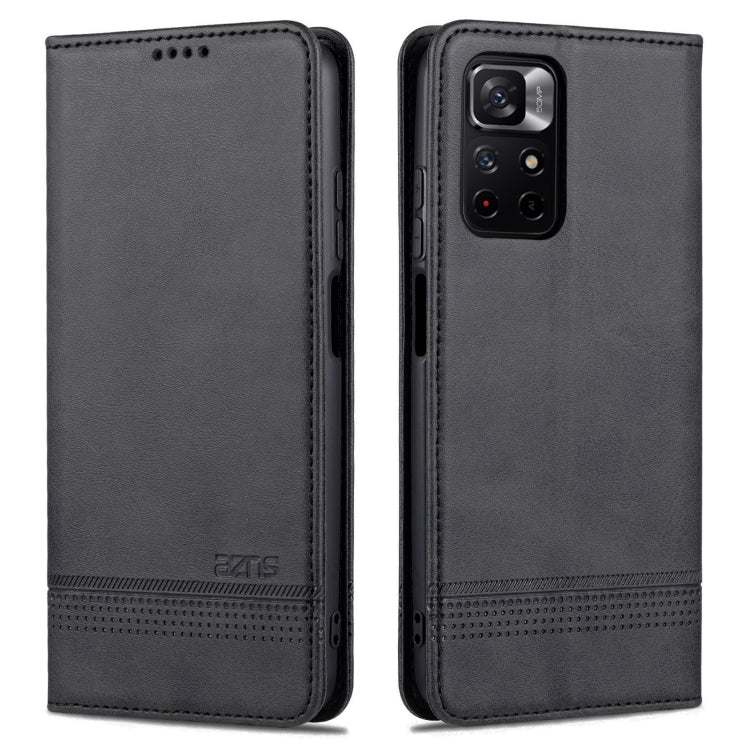 AZNS Magnetic Calf Texture Leather Phone Case, For vivo Y76s / Y74s, For Honor Play 30 Plus, For Redmi Note 11 4G Overseas Version / Note 11S, For Redmi Note 11 Pro Overseas Version