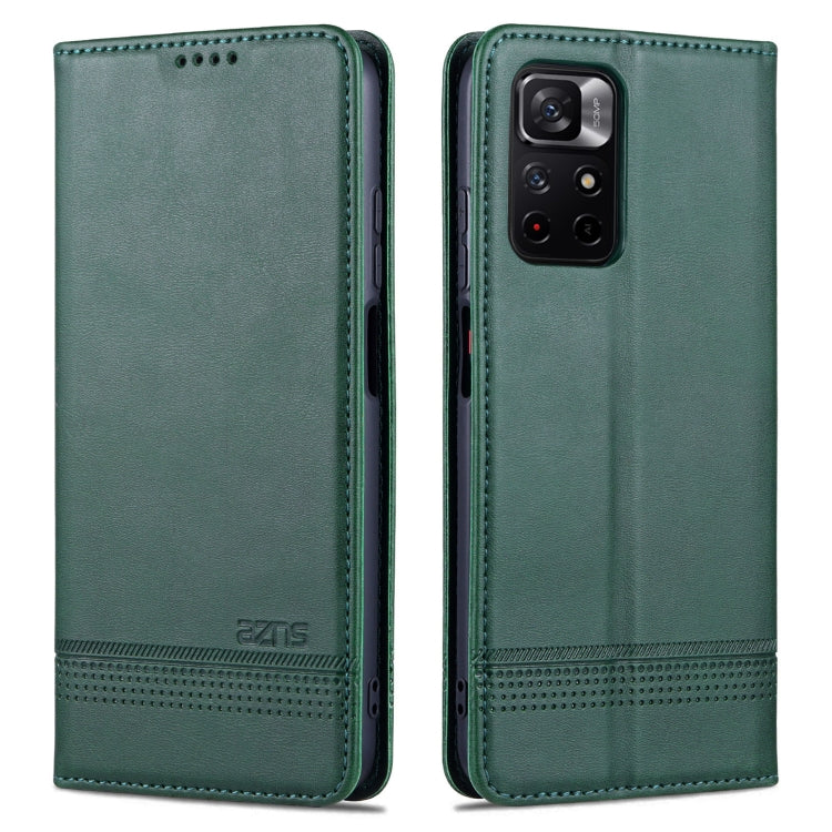 AZNS Magnetic Calf Texture Leather Phone Case, For vivo Y76s / Y74s, For Honor Play 30 Plus, For Redmi Note 11 4G Overseas Version / Note 11S, For Redmi Note 11 Pro Overseas Version