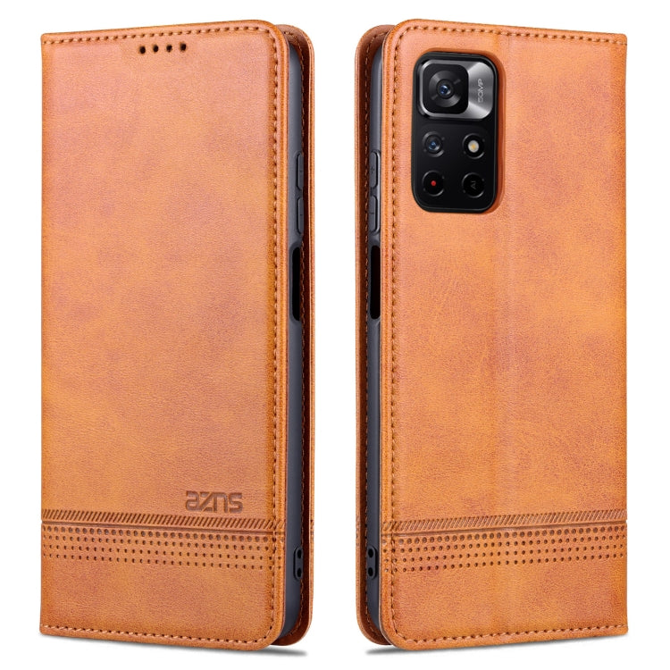 AZNS Magnetic Calf Texture Leather Phone Case, For vivo Y76s / Y74s, For Honor Play 30 Plus, For Redmi Note 11 4G Overseas Version / Note 11S, For Redmi Note 11 Pro Overseas Version