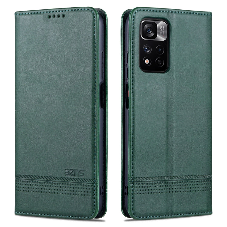 AZNS Magnetic Calf Texture Leather Phone Case, For vivo Y76s / Y74s, For Honor Play 30 Plus, For Redmi Note 11 4G Overseas Version / Note 11S, For Redmi Note 11 Pro Overseas Version