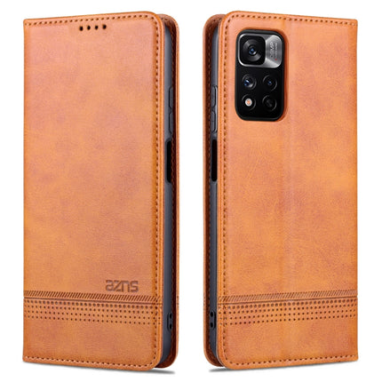 AZNS Magnetic Calf Texture Leather Phone Case, For vivo Y76s / Y74s, For Honor Play 30 Plus, For Redmi Note 11 4G Overseas Version / Note 11S, For Redmi Note 11 Pro Overseas Version