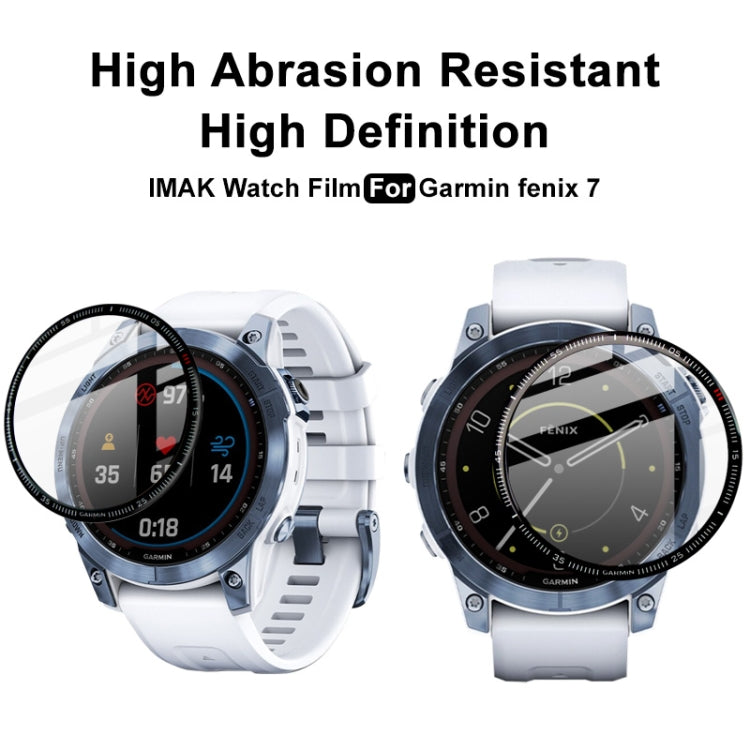 IMAK Plexiglass HD Watch Protective Film, For Garmin Fenix 7, For Garmin Move Sport, For Garmin Epix