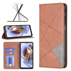 For Motorola Moto G31 / G41 Side Fingerprint Version / Brown