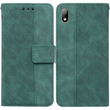 Geometric Embossed Leather Phone Case, For Huawei Y5 2019 / Honor 8S, For Huawei P smart 2019/Honor 10 Lite, For Huawei P smart+ 2019/Enjoy 9s, For Huawei P smart Z/Y9 Prime 2019