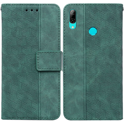 Geometric Embossed Leather Phone Case, For Huawei Y5 2019 / Honor 8S, For Huawei P smart 2019/Honor 10 Lite, For Huawei P smart+ 2019/Enjoy 9s, For Huawei P smart Z/Y9 Prime 2019