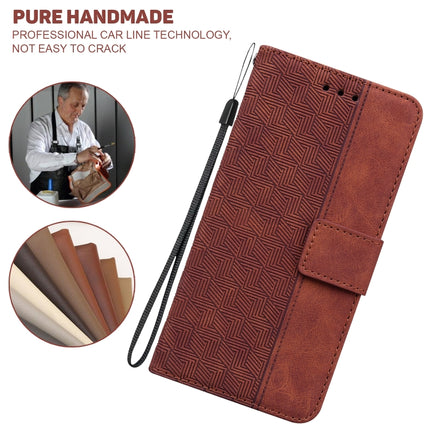 Geometric Embossed Leather Phone Case, For Huawei P30 Pro, For Huawei P40 Pro, For Huawei Y6 2019, For Huawei nova 8i/Honor 50 Lite Overseas Version