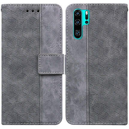 Geometric Embossed Leather Phone Case, For Huawei P30 Pro, For Huawei P40 Pro, For Huawei Y6 2019, For Huawei nova 8i/Honor 50 Lite Overseas Version